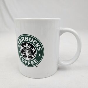 Vintage Starbucks Logo Coffee Cup Mug Classic Green & Black Siren Y2K